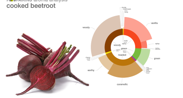 Aroma profile of cooked beetroot
. Credit: Foodpairing