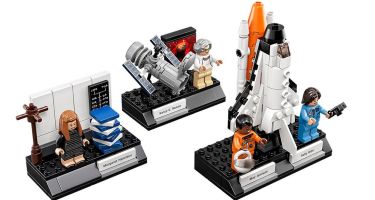 Margaret Hamilton, Sally Ride, Mae Jemison and Nancy G. Roman are the four characters included in the Women of NASA set
. Credit: LEGO Ideas