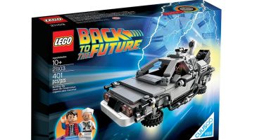 The DeLorean Time Machine set comes with Marty McFly and Doc Brown
. Credit: LEGO Ideas