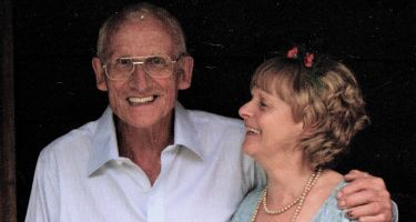 John’s lovely new wife Trudy now makes life good for John
.