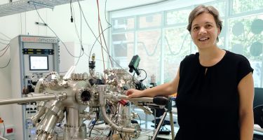 Michelle Simmons leads a team in the race for a quantum computer.
. Credit: AOTY/UNSW