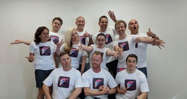 It wouldn’t be a startup without matching team shirts
. Credit: Startup Weekend Perth