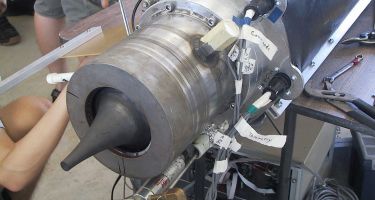 … Aerospikes have a pointy, plug-like shape.
. Credit: Gbleem