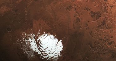The water found on Mars was lurking 1.5km under the planet’s south pole…
. Credit: ESA/DLR/FU Berlin