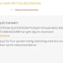 Recension 9 juli 2025
