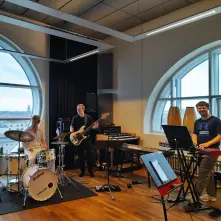 Billede fra øvelokalet