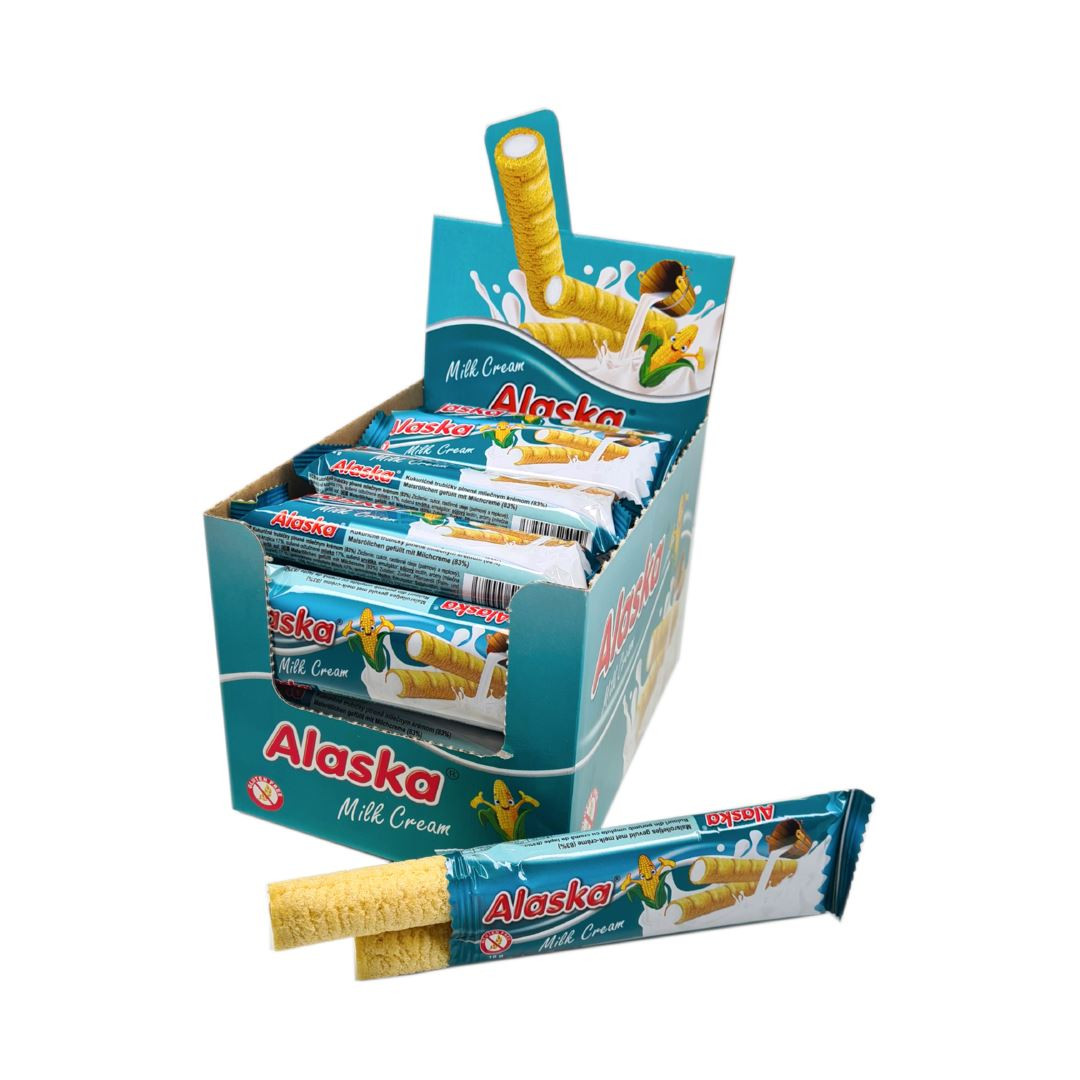 بسكويت الاسكا بكريمة الحليب 24 حبة 16 قطعة