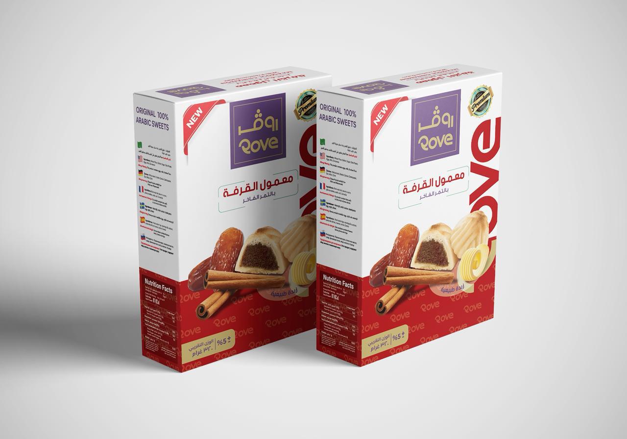 روف معمول  بطعم القرفة 320 غ 16 قطعة