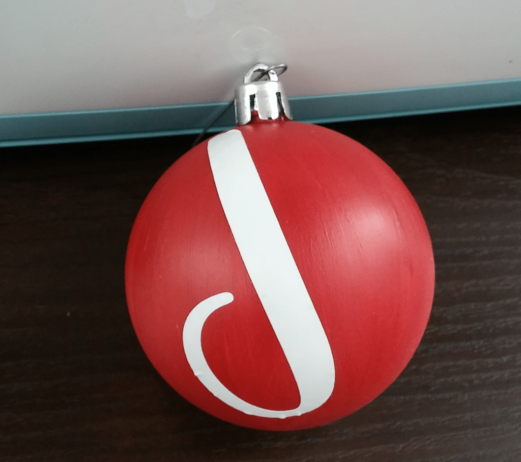The Joy Christmas Ornament with Vinyl Joy Christmas Ornament with vinyl
