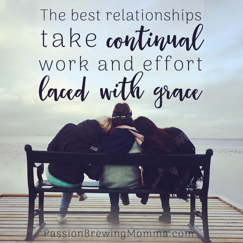 How can we find joy in our imperfect relationships? Listen to the Passion Brewing Momma podcast to find out.