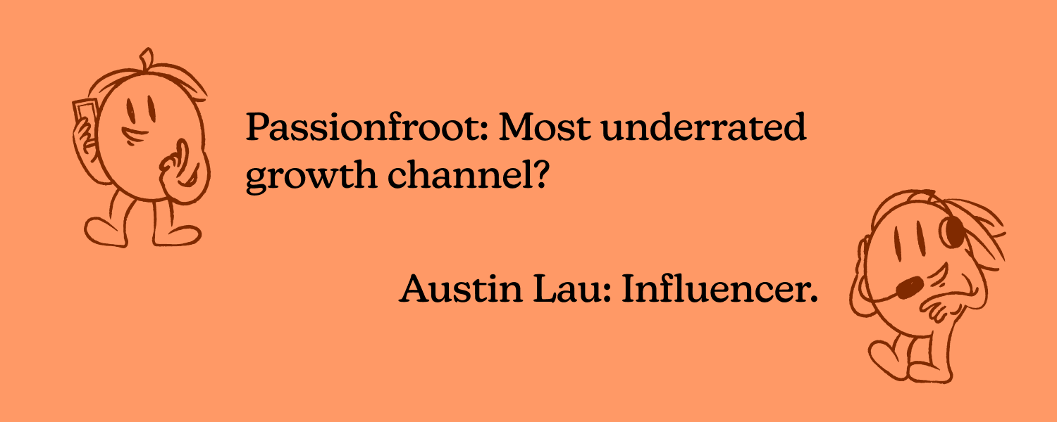 Austin Lau quote on discovering YouTube as a surprising growth channel