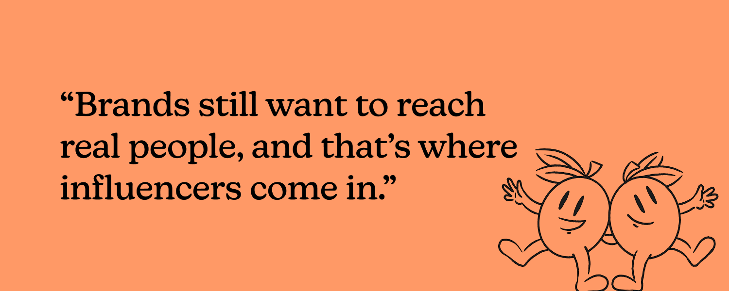 Ben Lang quote on why AI can't replace authentic creator relationships