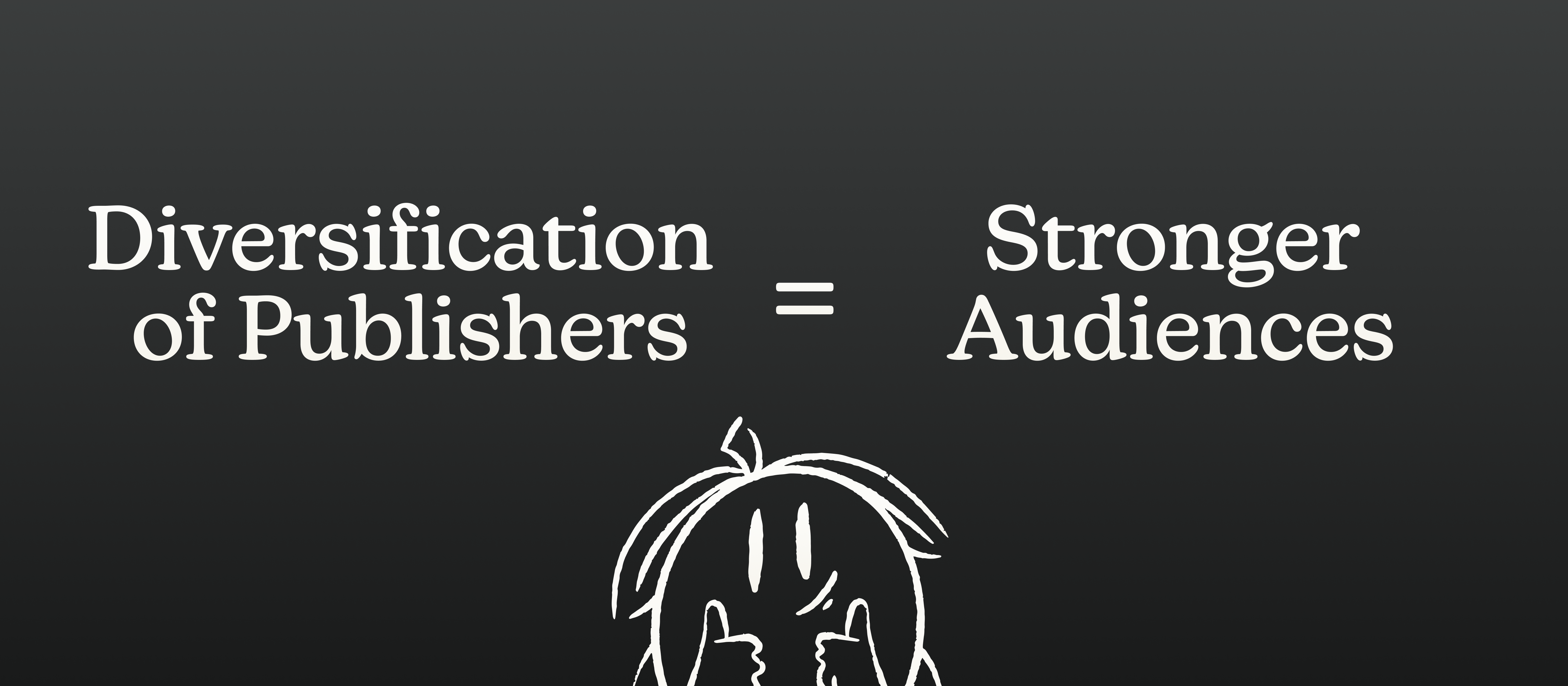 Equation representing audience diversity in the ad-value formula