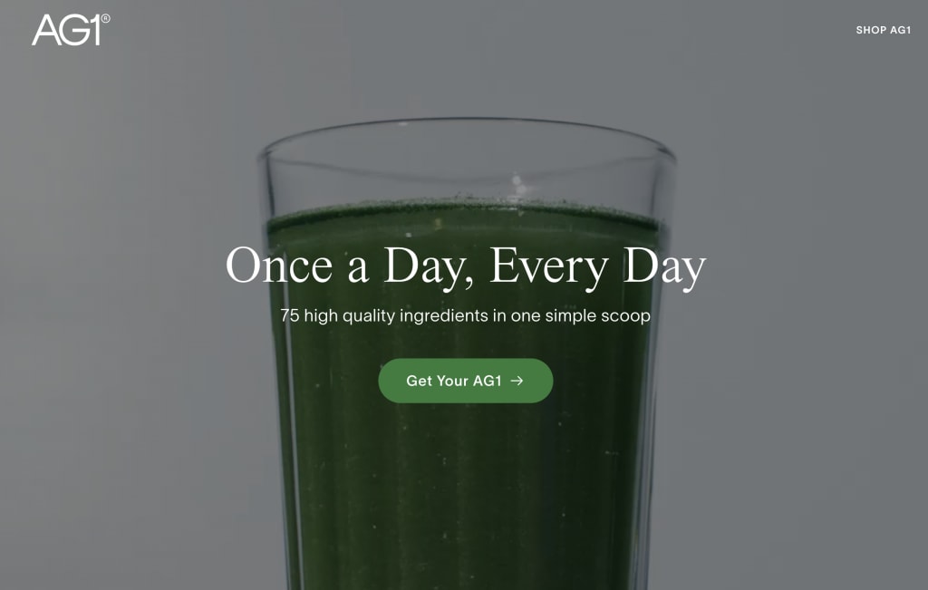 Athletic Greens' AG1 branding featured in podcast ad placements