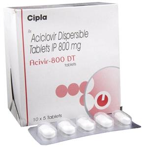 Acivir 800 mg DT Tablet