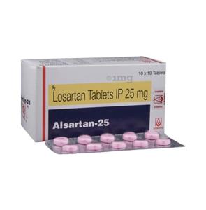 Alsartan 25 mg Tablet