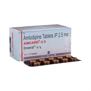 Amcard 2.5 mg Tablet