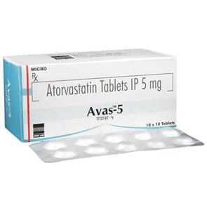 Avas 5 mg Tablet