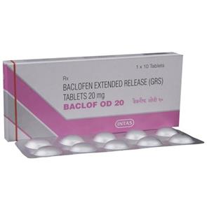 Baclof OD 20 mg Tablet