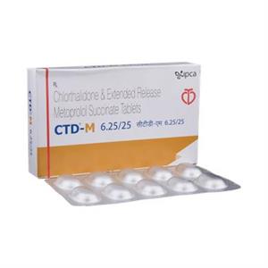 CTD M 6.25/25 mg Tablet