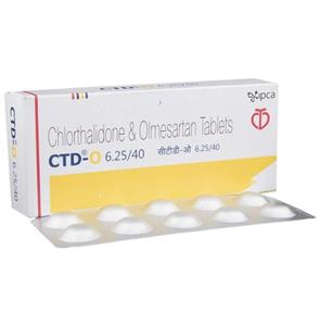 CTD O 6.25/40 mg Tablet