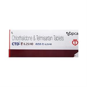 CTD T 6.25/40 mg Tablet