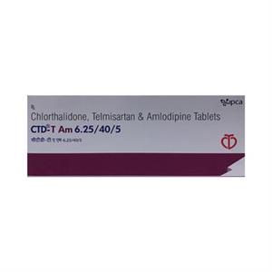 CTD T AM 6.25/40/5 mg Tablet