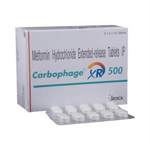 Carbophage XR 500 mg Tablet