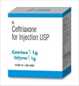 Cetriax 1 G Injection Vial