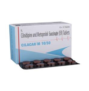Cilacar M 10/25 mg Tablet