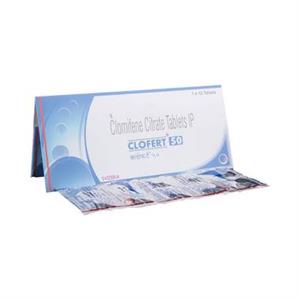 Clofert 50 mg Tablet