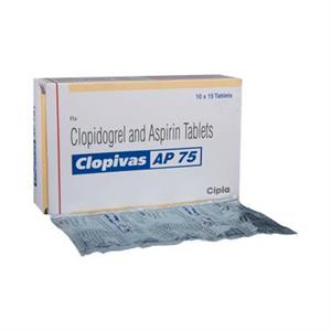 Clopivas AP 75 mg Tablet