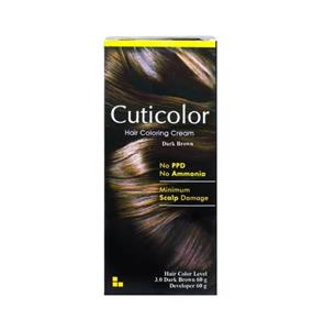 Cuticolor Dark Brown Cream 60 gm