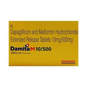 Damita M 10/500 mg Tablet