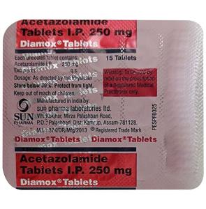 Diamox 250 mg Tablet