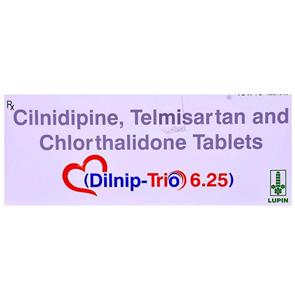 Dilnip Trio 6.25 mg Tablet