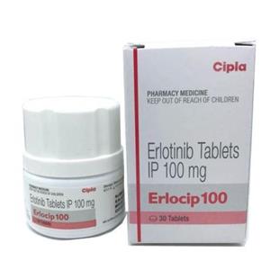 Erlocip 100 mg Tablet Container