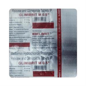 Glimibrit M 0.5 mg Tablet