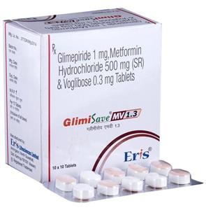 Glimisave MV 1.3 mg Tablet