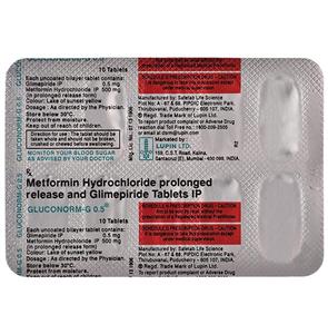 Gluconorm G 0.5 mg Tablet