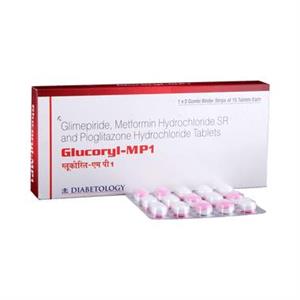 Glucoryl MP 1 mg Tablet