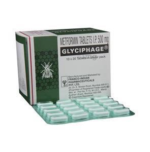 Glyciphage 500 mg Tablet