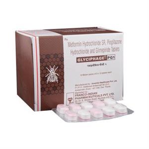 Glyciphage PG 1 mg Tablet