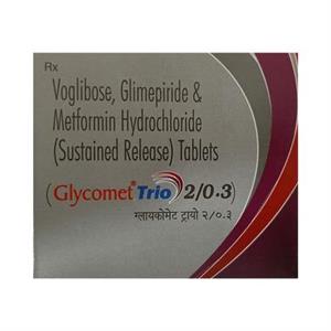 Glycomet Trio 2/0.3 mg Tablet