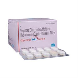 Glycomet Trio Forte 1 mg Tablet