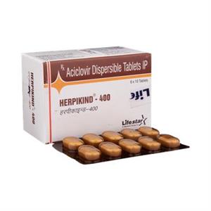 Herpikind 400 mg Tablet