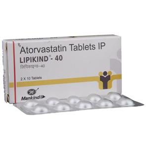 Lipikind 40 mg Tablet