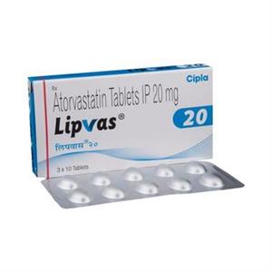 Lipvas 20 mg Tablet