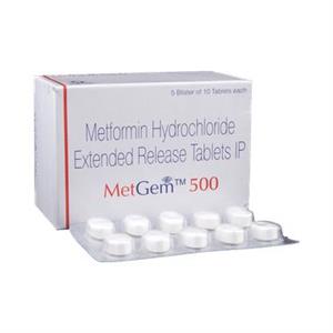 Metgem 500 mg Tablet