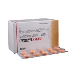 Metolar AM 50 mg Tablet